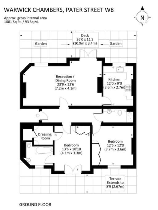 Kensington Apartment, Breakfast, 2 Baths London Exterior foto